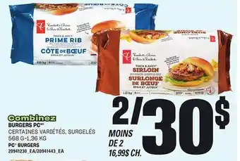 Provigo BURGERS PC offer