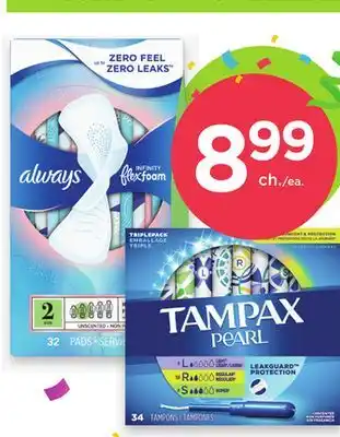 Proxim ALWAYS, TAMPAX offer
