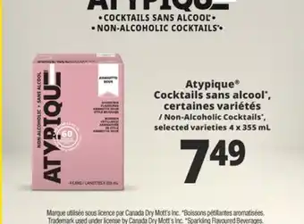 L'Intermarché COCKTAILS SANS ALCOOL*, 4 X 355 ML offer