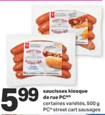 L'Intermarché SAUCISSES KIOSQUE DE RUE, 500 g offer