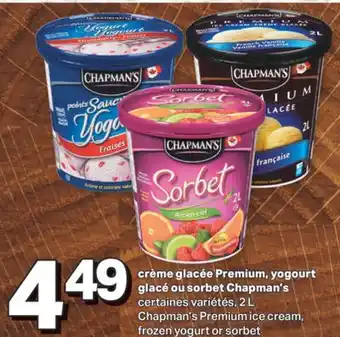 L'Intermarché CRÈME GLACÉE PREMIUM, YOGOURT GLACÉ OU SORBET, 2 L offer