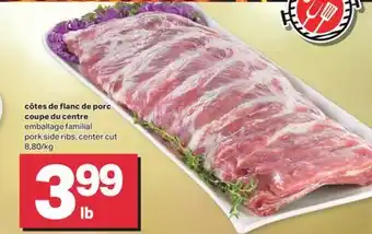 L'Intermarché CÔTES DE FLANC DE PORC COUPE DU CENTRE offer