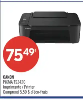 Pharmaprix CANON PIXMA TS3420 Printer offer
