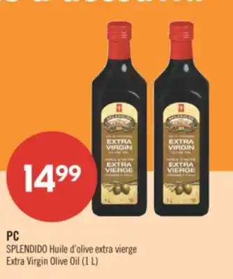 Pharmaprix PC SPLENDIDO Huile d'olive extra vierge Extra Virgin Olive Oil offer