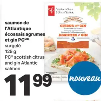 L'Intermarché SAUMON DE L'ATLANTIQUE ÉCOSSAIS AGRUMES ET GIN, 125 G offer