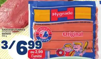 Marché Bonichoix HYGRADE WIENERS offer