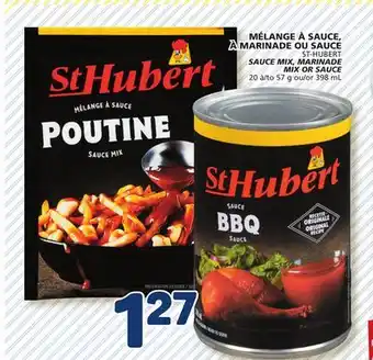 Marché Bonichoix ST-HUBERT SAUCE MIX, MARINADE MIX OR SAUCE offer