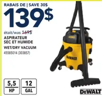 RONA WET/DRY VACUUM offer