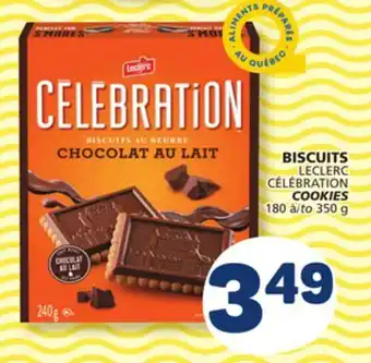 Marché Bonichoix LECLERC CÉLÉBRATION COOKIES offer