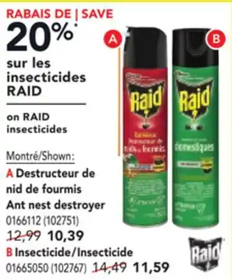 RONA RAID insecticides offer