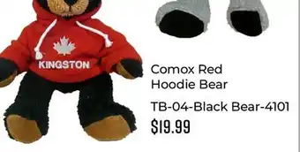 Canex Comox Red Hoodie Bear offer