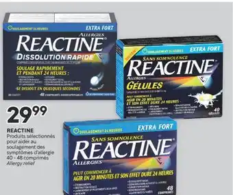 Brunet REACTINE Produits sélectionnés pour aider au soulagement des symptômes d'allergie offer