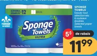 Brunet SPONGE TOWELS Essuie-tout sélectionnés offer