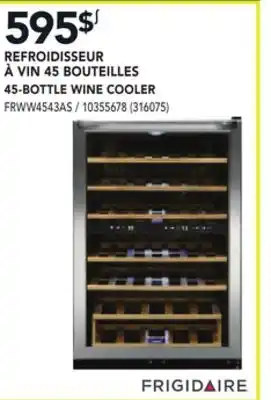 RONA FRIGIDAIRE 45-BOTTLE WINE COOLER offer