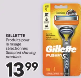 Brunet GILLETTE Produits pour le rasage sélectionnés offer