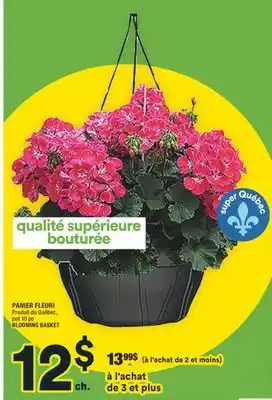 Super C PANIER FLEURI | BLOOMING BASKET offer