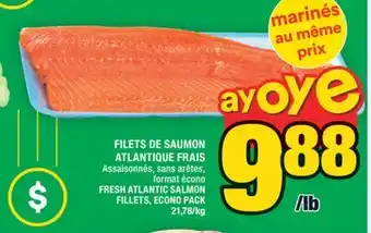 Super C FILETS DE SAUMON ATLANTIQUE FRAIS | FRESH ATLANTIC SALMON FILLETS offer