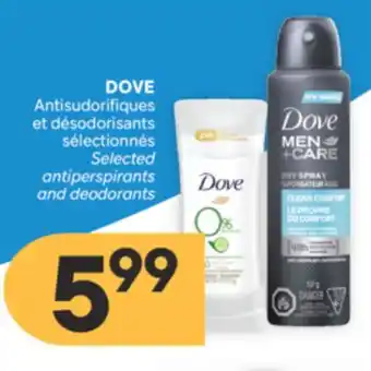 Brunet DOVE Antisudorifiques et désodorisants sélectionnés offer