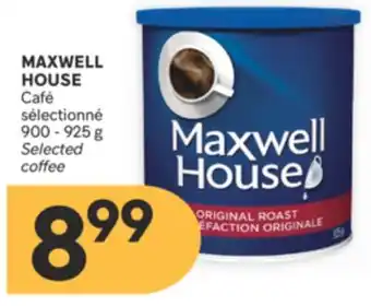 Brunet MAXWELL HOUSE Café sélectionné offer