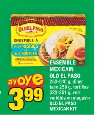 Super C ENSEMBLE MEXICAIN OLD EL PASO | OLD EL PASO MEXICAN KIT offer