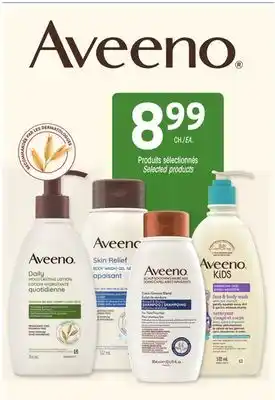Uniprix AVEENO Produits sélectionnés /Selected products offer