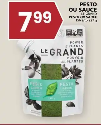 Rachelle-Bery Grocery LE GRAND PESTO OR SAUCE offer