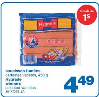 Wholesale Club SAUCISSES FUMÉES, 450 g offer