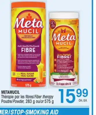 Uniprix METAMUCIL Thérapie par les fibres/Fiber therapy, Poudre/Powder offer