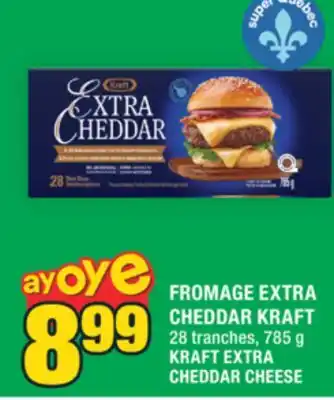 Super C FROMAGE EXTRA CHEDDAR KRAFT | KRAFT EXTRA CHEDDAR CHEESE offer