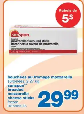 Wholesale Club BOUCHÉES AU FROMAGE MOZZARELLA, 2,27 kg offer