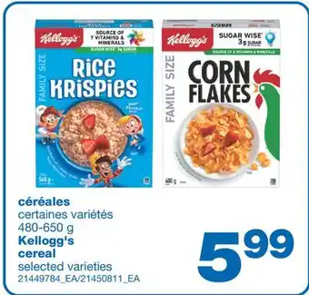 Wholesale Club CÉRÉALES, 480-650 g offer