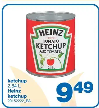 Wholesale Club KETCHUP HEINZ, 2,84 L offer
