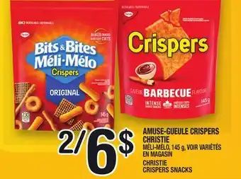 Marche Ami AMUSE‑GUEULE CRISPERS CHRISTIE | CHRISTIE CRISPERS SNACKS offer