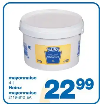 Wholesale Club MAYONNAISE, 4 L offer