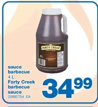 Wholesale Club SAUCE BARBECUE, 4 L offer