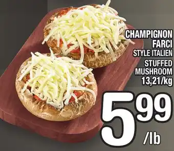 Marche Ami CHAMPIGNON FARCI STYLE ITALIEN offer