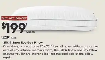 Dormez Vous Silk & Snow Eco-Soy Pillow offer