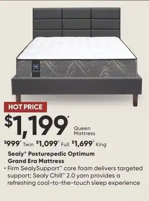 Dormez Vous Sealy Posturepedic Optimum Grand Era Mattress offer