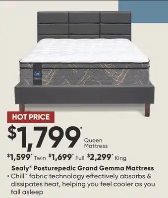 Dormez Vous Sealy Posturepedic Grand Gemma Mattress offer