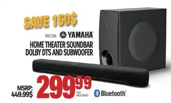 Centre Hi-Fi HOME THEATER SOUNDBAR DOLBY DTS AND SUBWOOFER offer