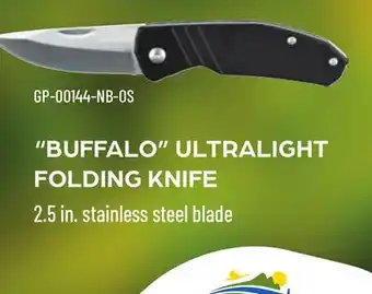 Pronature BUFFALO ULTRALIGHT FOLDING KNIFE offer