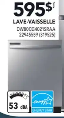Réno Dépôt LAVE-VAISSELLE SAMSUNG offer