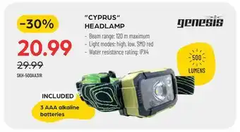 Pronature CYPRUS HEADLAMP offer