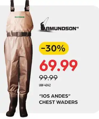 Pronature IOS ANDES CHEST WADERS offer