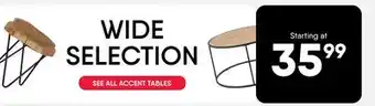 Meubles RD ACCENT TABLES offer
