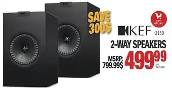 Centre Hi-Fi KEF 2-WAY SPEAKERS offer