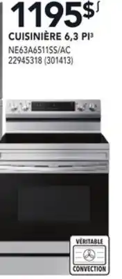 Réno Dépôt CUISINIÈRE 6,3 PI³ SAMSUNG offer