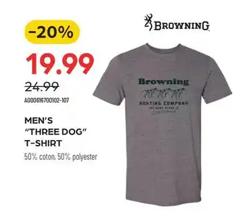 Pronature MEN'S THREE DOG T-SHIRT offer