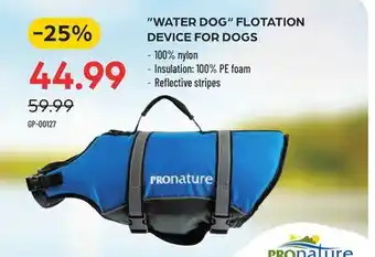 Pronature WATER DOG FLOTATION DEVICE FOR DOGS offer