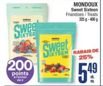 Jean Coutu MONDOUX Sweet Sixteen Treats offer